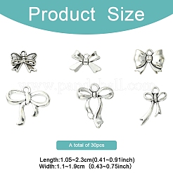 30 шт. 6 стиля подвески из сплава в тибетском стиле&nbsp;FIND-YW0007-31