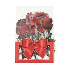 20 шт. самоклеящиеся наклейки в виде винтажных цветов и животных&nbsp;DIY-M077-01B