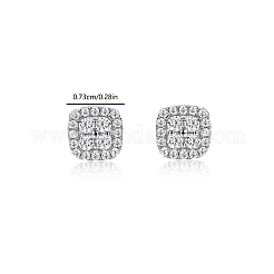 925 Ohrstecker aus Sterlingsilber mit Moissanit-Pavé für Damen&nbsp;NV5632