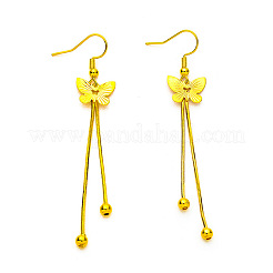 Серьги-кисточки из сплава в форме бабочки&nbsp;FS-WGEFE52-01