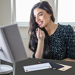 6 шт. 3-цветный шерстяной фетровый органайзер для кошелька&nbsp;FIND-CN0001-08