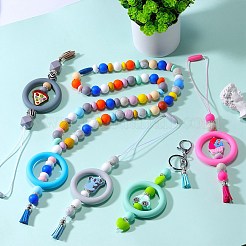 9 anneau de perles focales en silicone écologique de qualité alimentaire&nbsp;JX895C