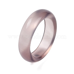 Anillos de dedo de ágata natural teñidos y calentados para mujeres&nbsp;RJEW-Z075-02L