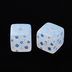 Окрашенные акриловые бусины  MACR-S374-11C-02