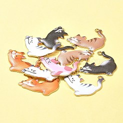 10pcs pendentifs en émail en alliage de placage en rack&nbsp;FIND-FS0002-53A