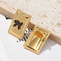 Серьги-гвоздики из акрила из нержавеющей стали 304 для женщин&nbsp;LS-STAS-Z117-06G