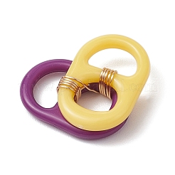 Акриловые соединительные элементы с подвесками из экологически чистой медной проволоки&nbsp;PALLOY-TA00242