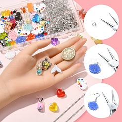 Набор для самостоятельного изготовления ювелирных изделий из сплава сережек&nbsp;DIY-YW0011-94