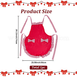 1 Stück Küchenschürze aus Polyester mit Schleife&nbsp;AJEW-BM0001-51