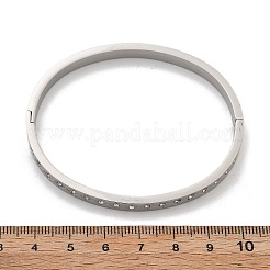 Bracelets en acier inoxydable 304 avec strass pour femmes&nbsp;BJEW-Z092-13P