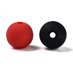 Perline acriliche siliconiche imitate in stile gommato&nbsp;MACR-T048-01C-02