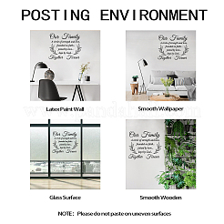 Autocollant de mur de citations de PVC&nbsp;DIY-WH0200-056