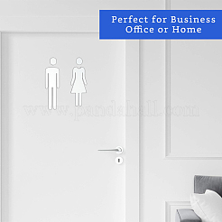 Акриловые наклейки для унитаза&nbsp;DIY-WH0569-66A-01