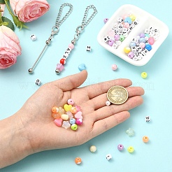 DIY Schlüsselbund machen Kits&nbsp;DIY-YW0018-31