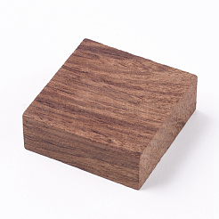 Pièces carrées en bois pour la fabrication de bagues en bois&nbsp;WOOD-WH0101-29L