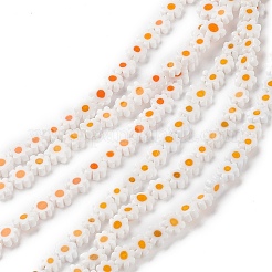 Ручной работы стеклянная бусина тысячецветник нитей&nbsp;LAMP-J035-8mm-23