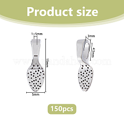 150 шт. литые плоские накладные скобы с клеевым соединением&nbsp;TIBE-DC0001-26