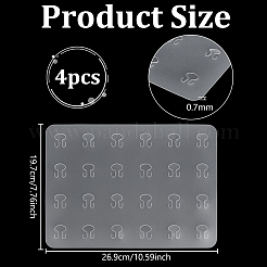 4 pieza de tablero de vendaje de PVC transparente para el dolor&nbsp;PVC-PH0001-41B