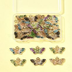 25шт 5 цвета сплава эмалевые подвески&nbsp;ENAM-FS0003-30