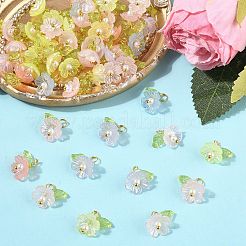 100шт акриловые подвески&nbsp;PALLOY-JF03828