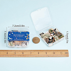 48 colgante de esmalte de aleación con estampado de 8 estilos&nbsp;FIND-SC0003-20