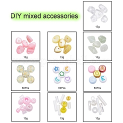 Натуральный камень бусины diy комплект для изготовления ювелирных изделий&nbsp;DIY-YW0004-70C