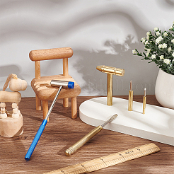 Набор из 1 железного молотка и 1 мини-молотков из нержавеющей стали&nbsp;AJEW-OC0005-37