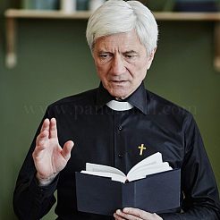 50 шт. религиозный корс сплав лацкан булавки задняя часть&nbsp;JEWB-FH0002-50G