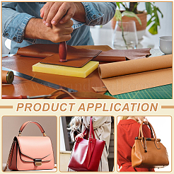 Rouleau de doublure artisanale en cuir mélangé pour sacs et pochettes&nbsp;AJEW-WH0817-023A-01