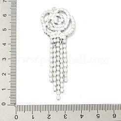 Подвески латунные горный хрусталь&nbsp;KK-I715-16S-02