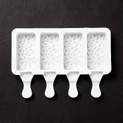 Пищевые силиконовые Молды для мороженого прямоугольной Молды «сделай сам»&nbsp;LS-DIY-D062-06B