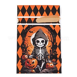 50 sacchetto di plastica rettangolare per caramelle di Halloween&nbsp;ABAG-U001-01G
