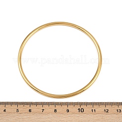 Простые браслеты из нержавеющей стали 304 для женщин&nbsp;BJEW-D355-01G