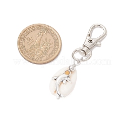 Океан коллекция подвесные украшения из ракушек&nbsp;HJEW-JM03210-05