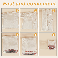 Акриловая складная доска для стирки одежды&nbsp;AJEW-WH0270-329