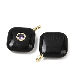 Природные подвески обсидиана&nbsp;G-K372-05G-06