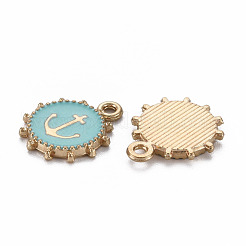 Pendentifs d'émail en alliage&nbsp;X-ENAM-N055-016B-NR