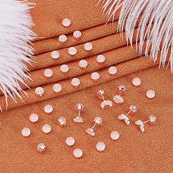 32 шт. Латунные гайки для ушей&nbsp;KK-ME0003-62RG