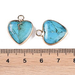 Подвески из окрашенной синтетической императорской яшмы&nbsp;G-P529-08G-01