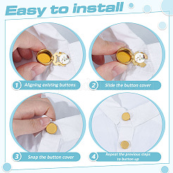 20 шт. латунные запонки&nbsp;KK-ME0003-85