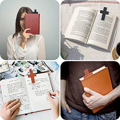 4шт 2 цвета кожаные закладки&nbsp;AJEW-CP0003-82A