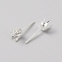 Accessoires de boucle d'oreille en 925 argent sterling&nbsp;LS-FIND-WH0152-680C