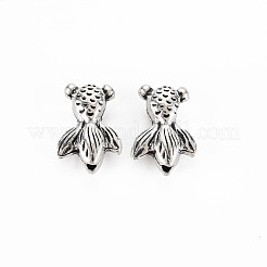 Сплавочные овальные бусины тибетского стиля &nbsp;TIBE-S320-207AS