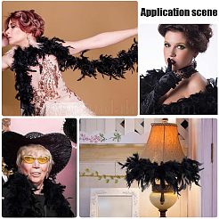 Truthahnfedern Fluff Boa zum Tanzen&nbsp;FIND-WH0126-125A