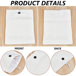 Custodia per libri in cotone e lino con bottone e tasca frontale&nbsp;ABAG-WH20005-14C-01