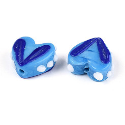 Непрозрачные нити бусин лэмпворк ручной работы&nbsp;LAMP-T017-20-B08