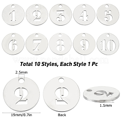 10 шт. подвески из нержавеющей стали 304&nbsp;STAS-SC0002-16P