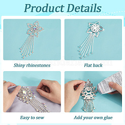 Стеклянные стразы кисточка кабошоны&nbsp;FIND-WH20008-30B