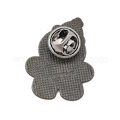 Weihnachtsthema Zinklegierung Emaille Pin Brosche für Rucksack Kleidung&nbsp;JEWB-R003-02EB-08