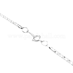 Collana con ciondolo a forma di lente d'ingrandimento piatto e rotondo in acrilico&nbsp;TOOL-PW0002-04S-1